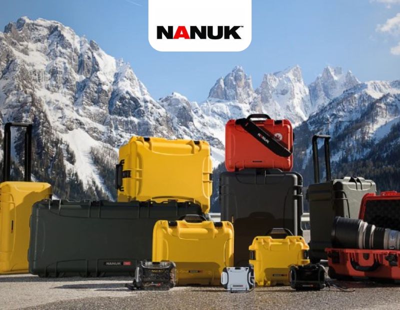 Valises Nanuk anti choc et résistantes au froid, en utilisation montagne