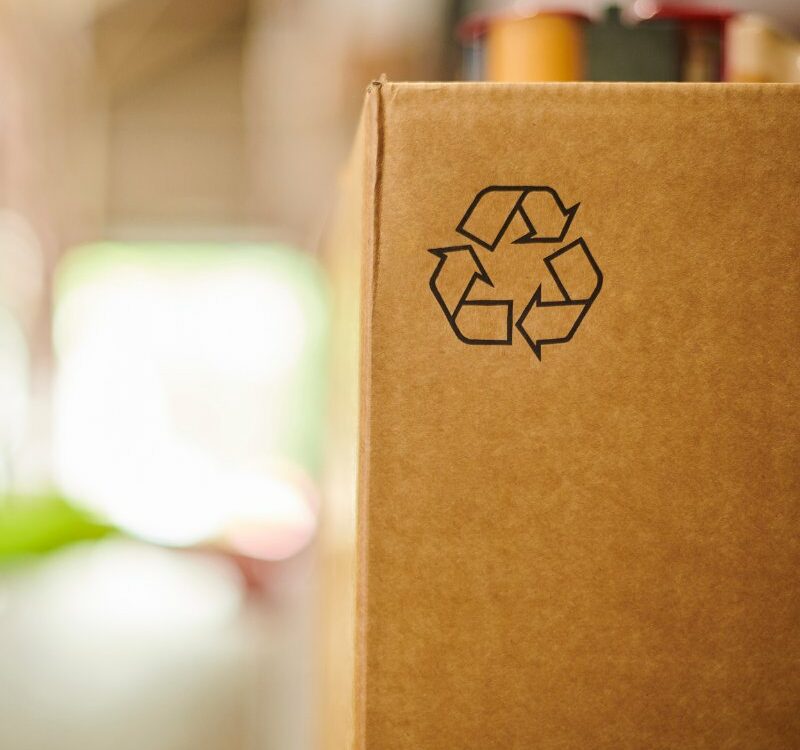 Emballage carton sur mesure avec logo matière recyclable